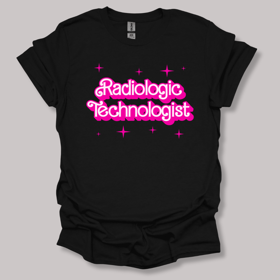 Barbie-Inspired Radiologic Technologist T-shirt Black / S