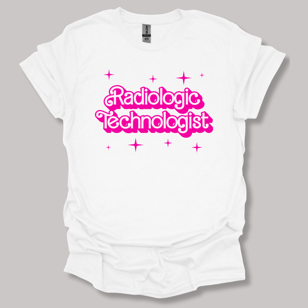 Barbie-Inspired Radiologic Technologist T-shirt White / S