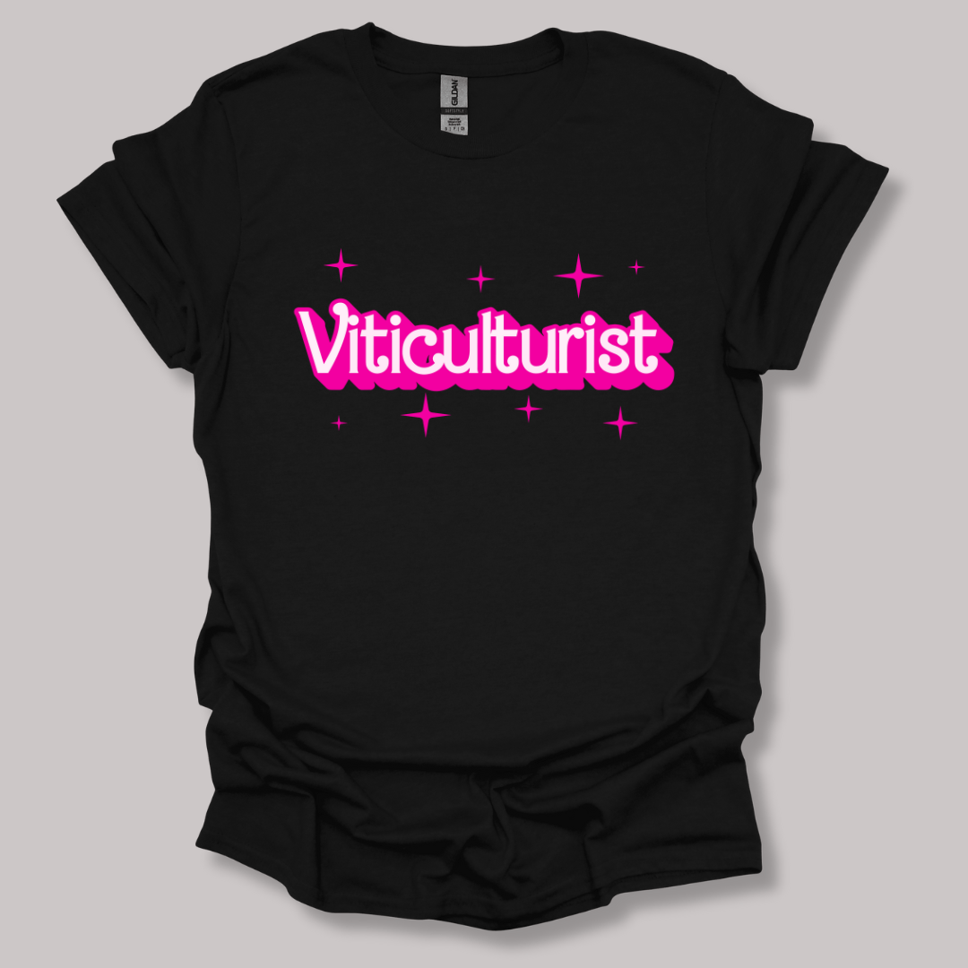Barbie-Inspired Viticulturist T-shirt Black / S