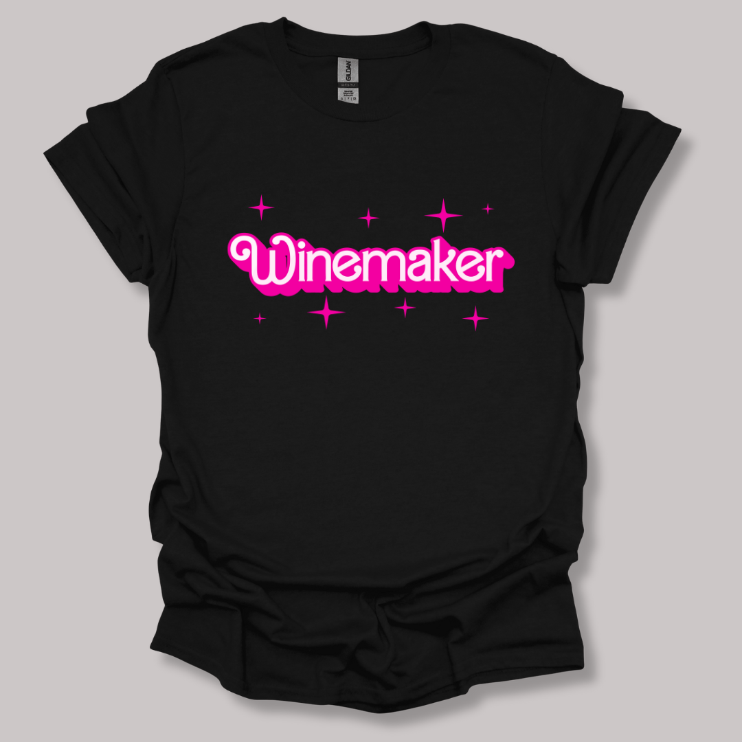 Barbie-Inspired Winemaker T-shirt Black / S