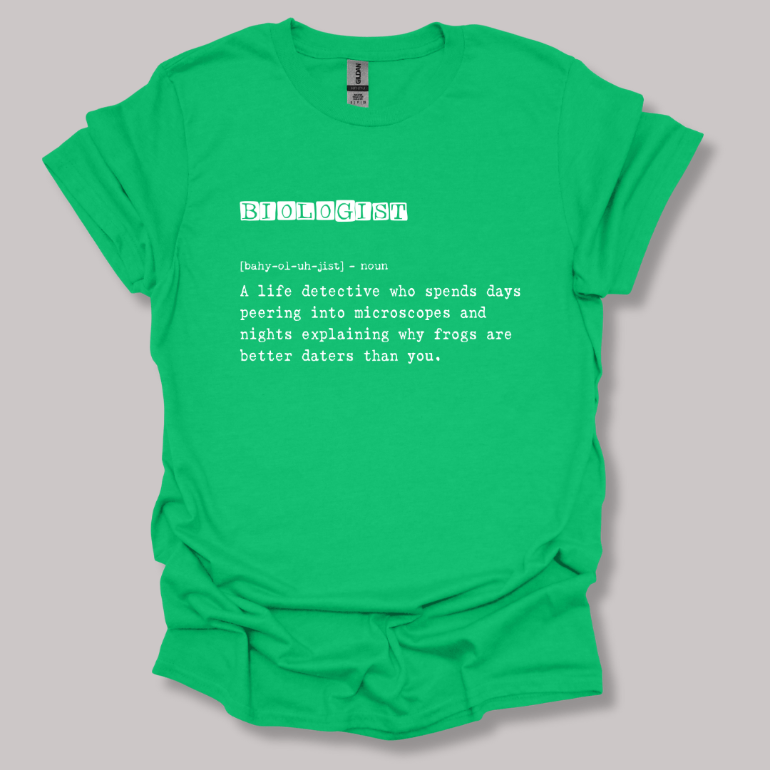 Biologist Definition T-shirt Irish Green / S
