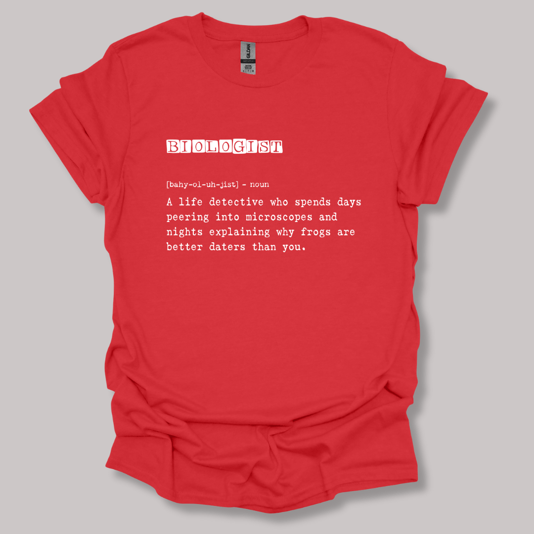Biologist Definition T-shirt Red / S