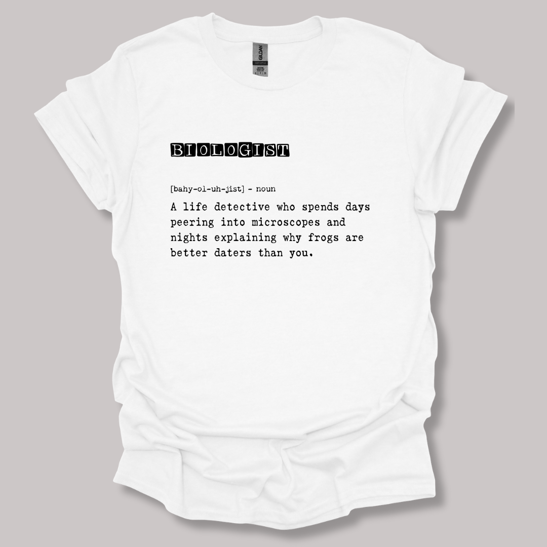 Biologist Definition T-shirt White / S