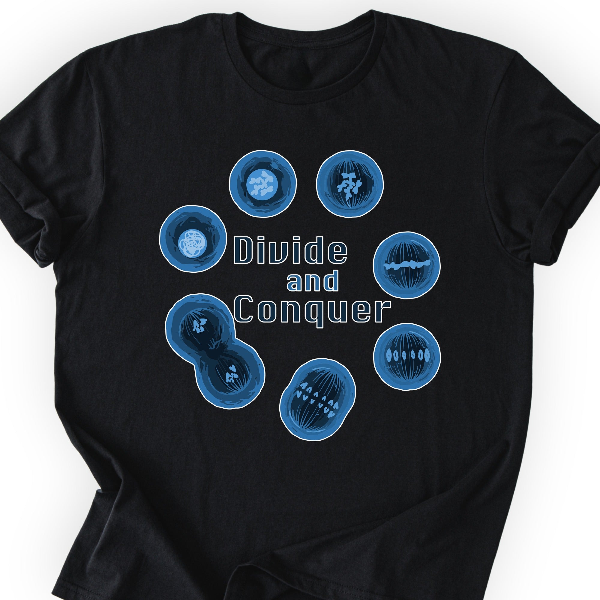 Mitosis Divide and Conquer T-shirt Black