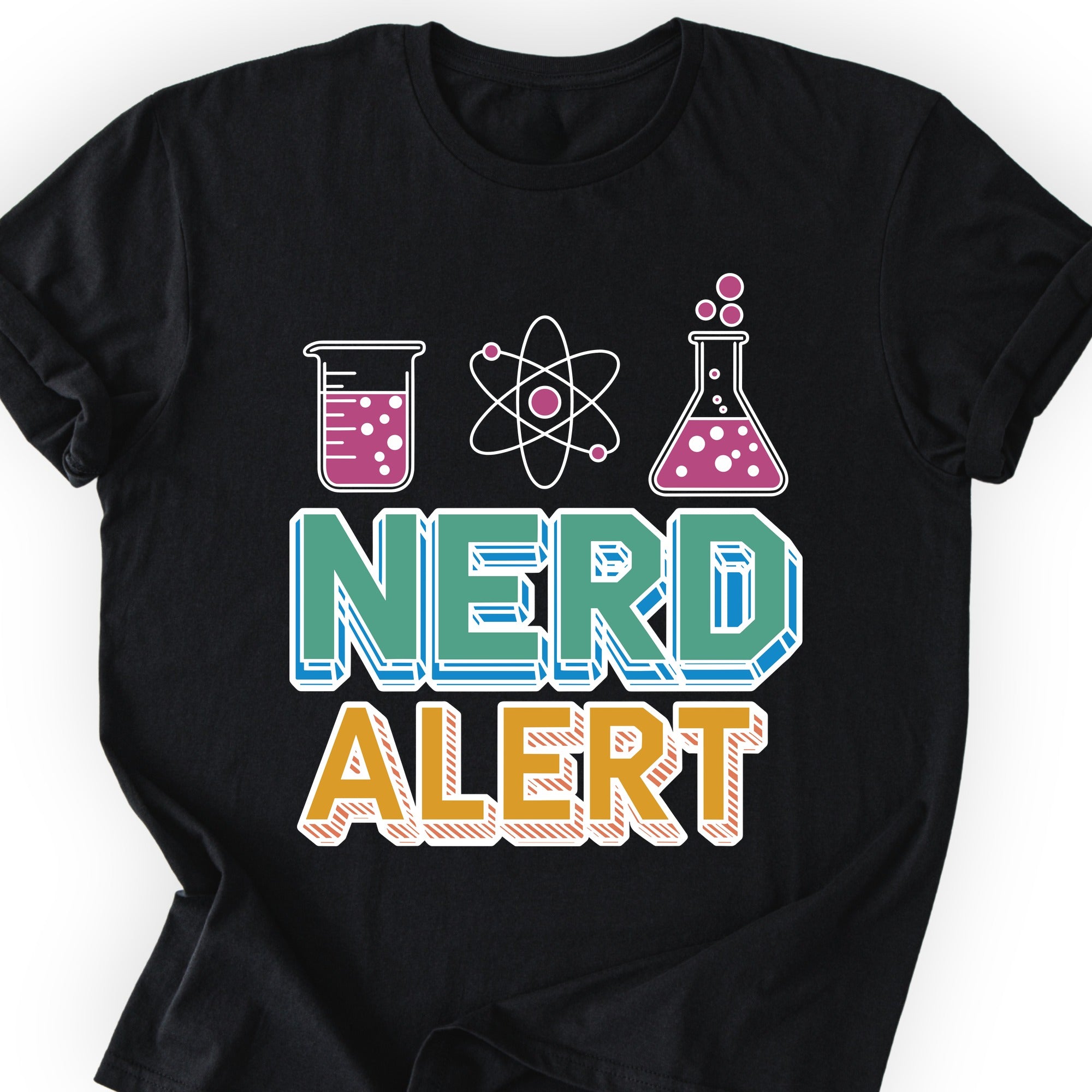 Nerd Alert T-shirt Black
