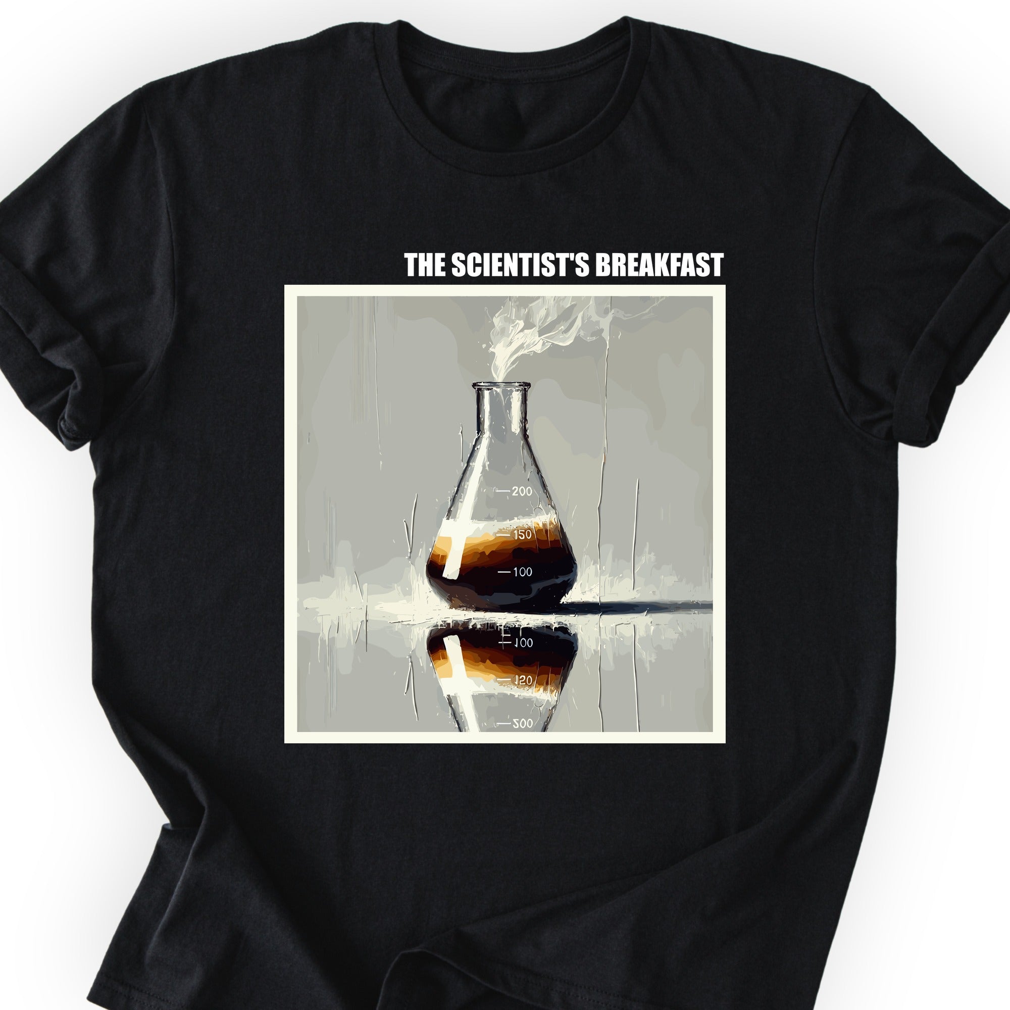 The Scientist's Breakfast T-shirt Black