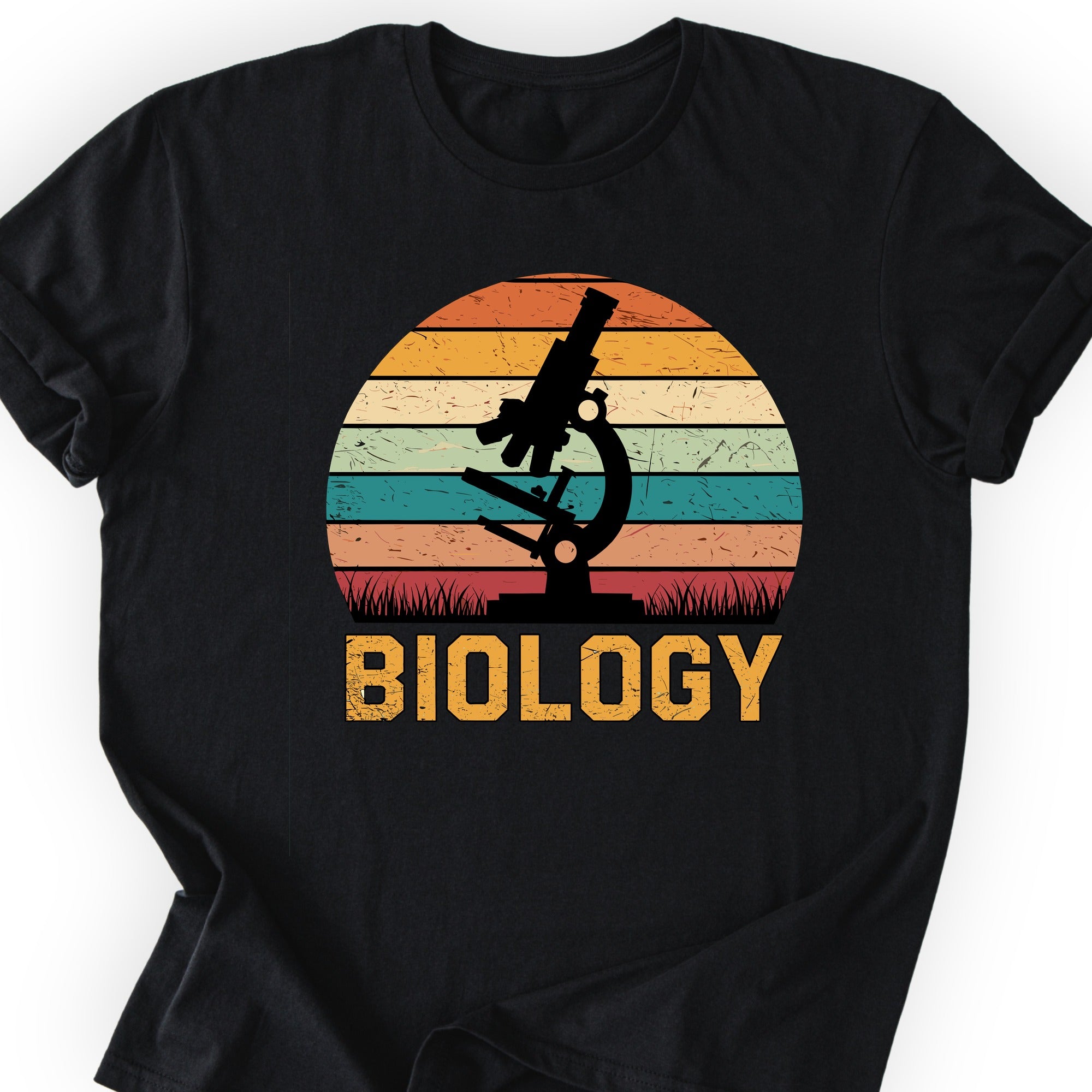 Microscope Sunset T-shirt Black