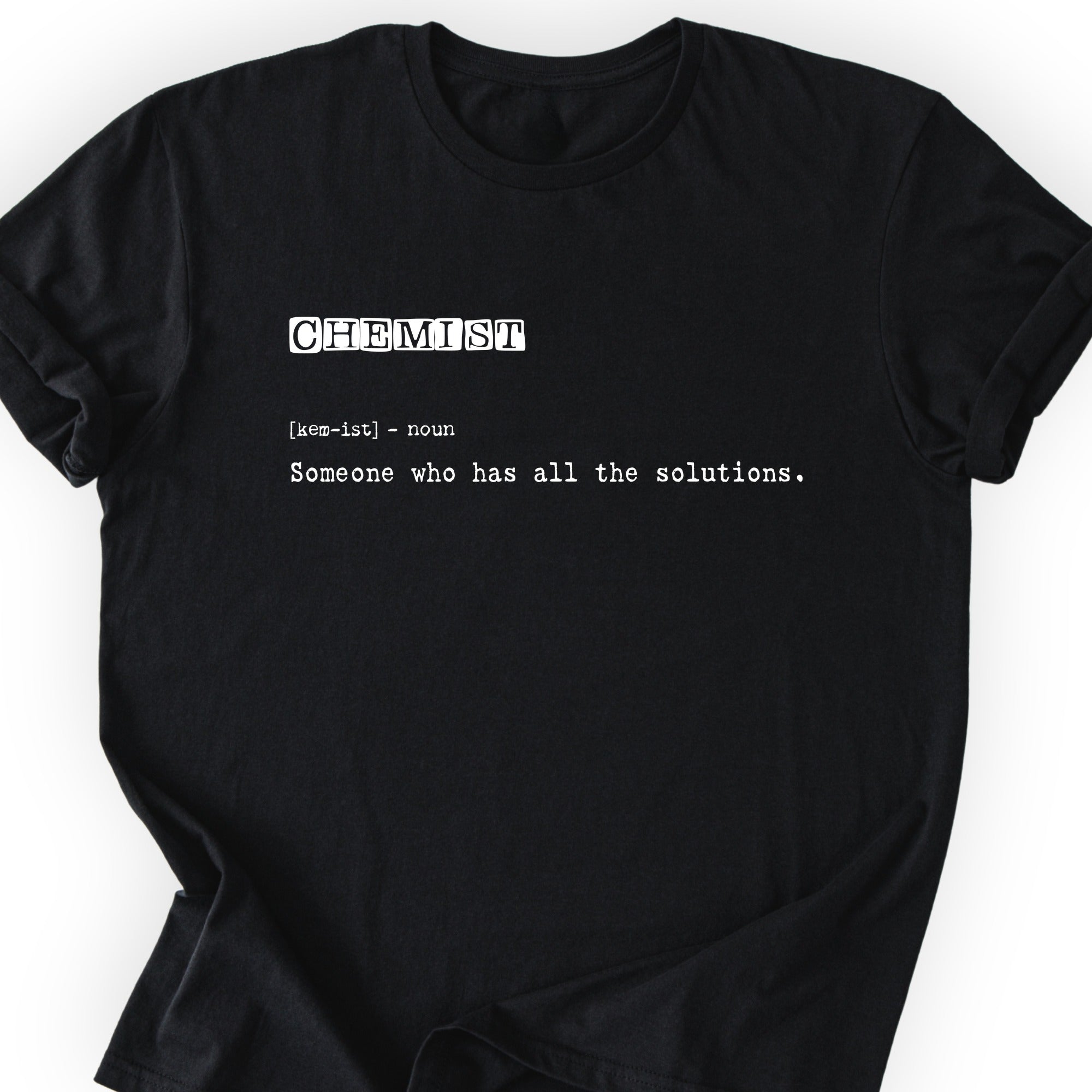 Chemist Definition T-shirt Black