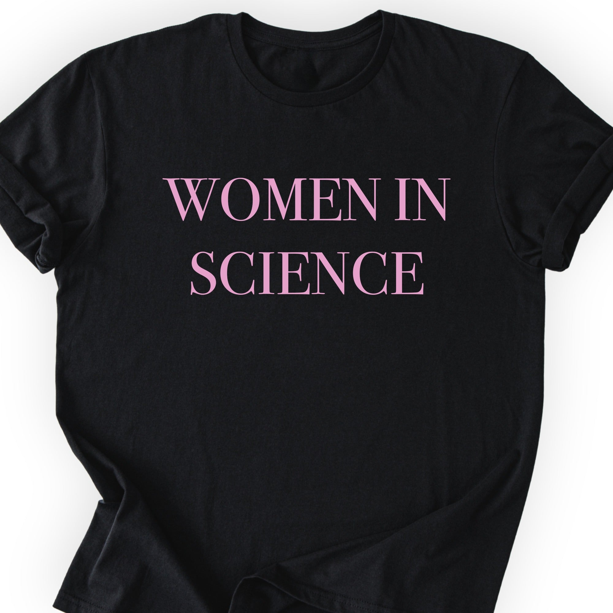 Women In Science T-shirt Black