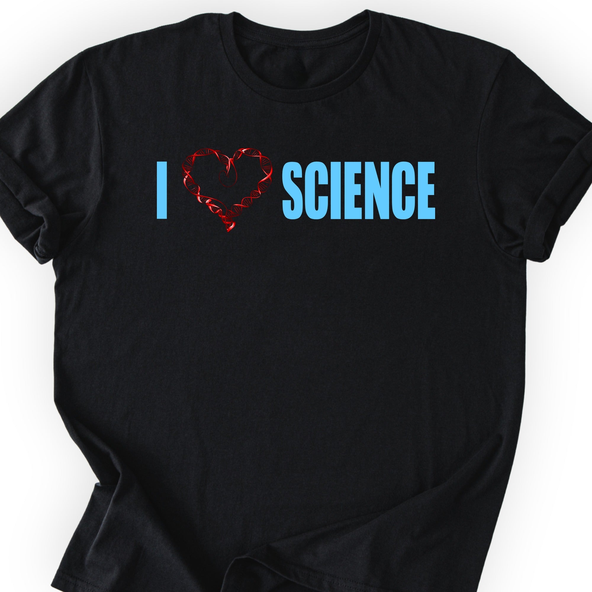 I Love Science T-shirt Black