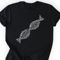 Minimalist DNA T-shirt Black