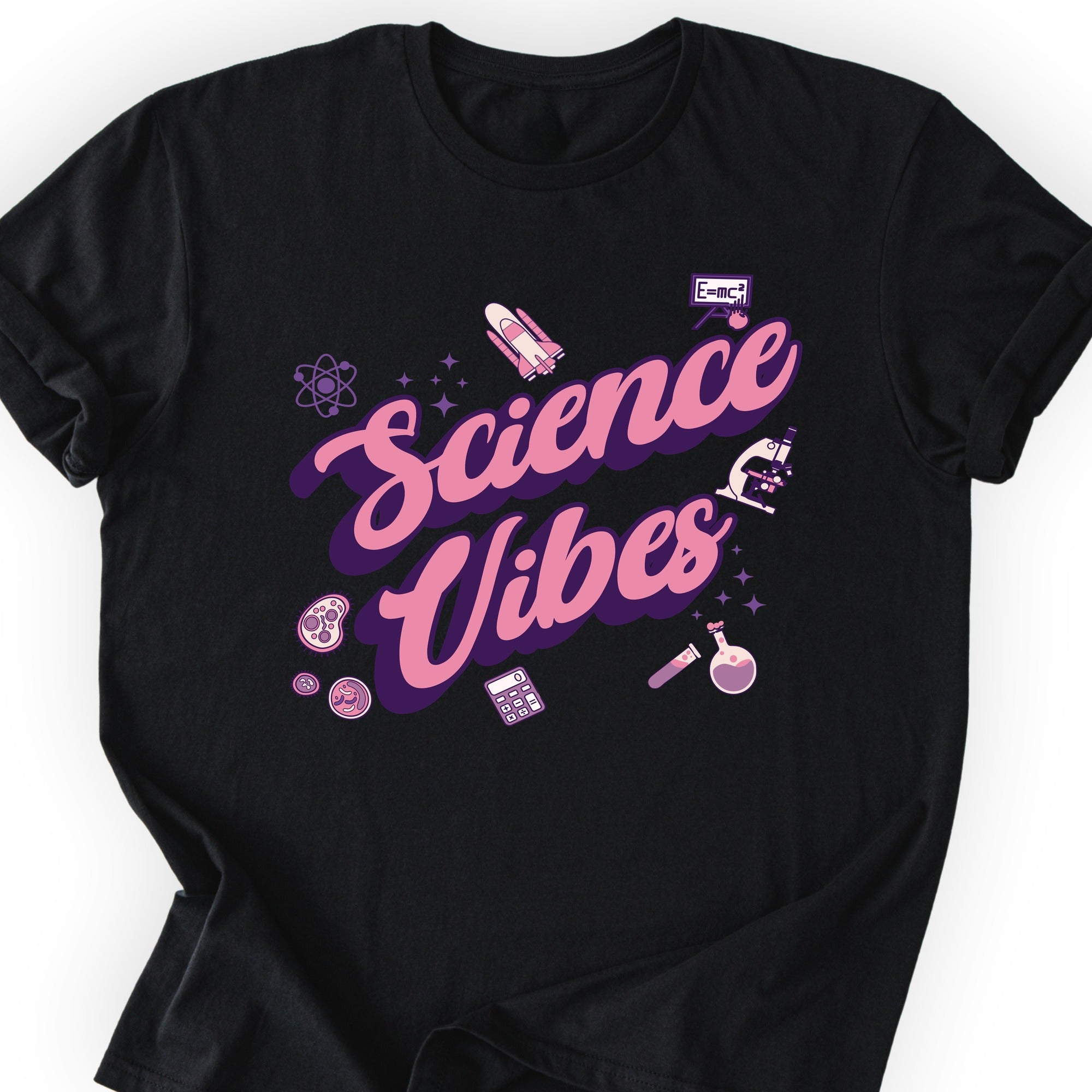 Science Vibes T-shirt Black