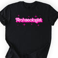 Barbie-Inspired Archaeologist T-shirt Black