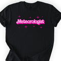 Barbie-Inspired Meteorologist T-shirt Black