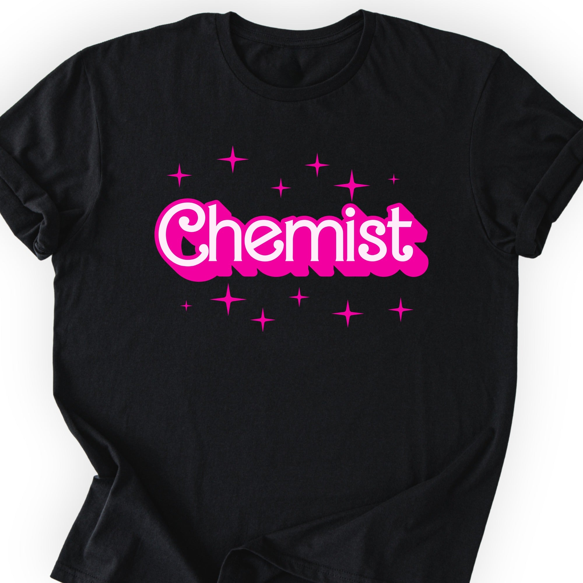 Viticulturist Pink Doll T-shirt Black