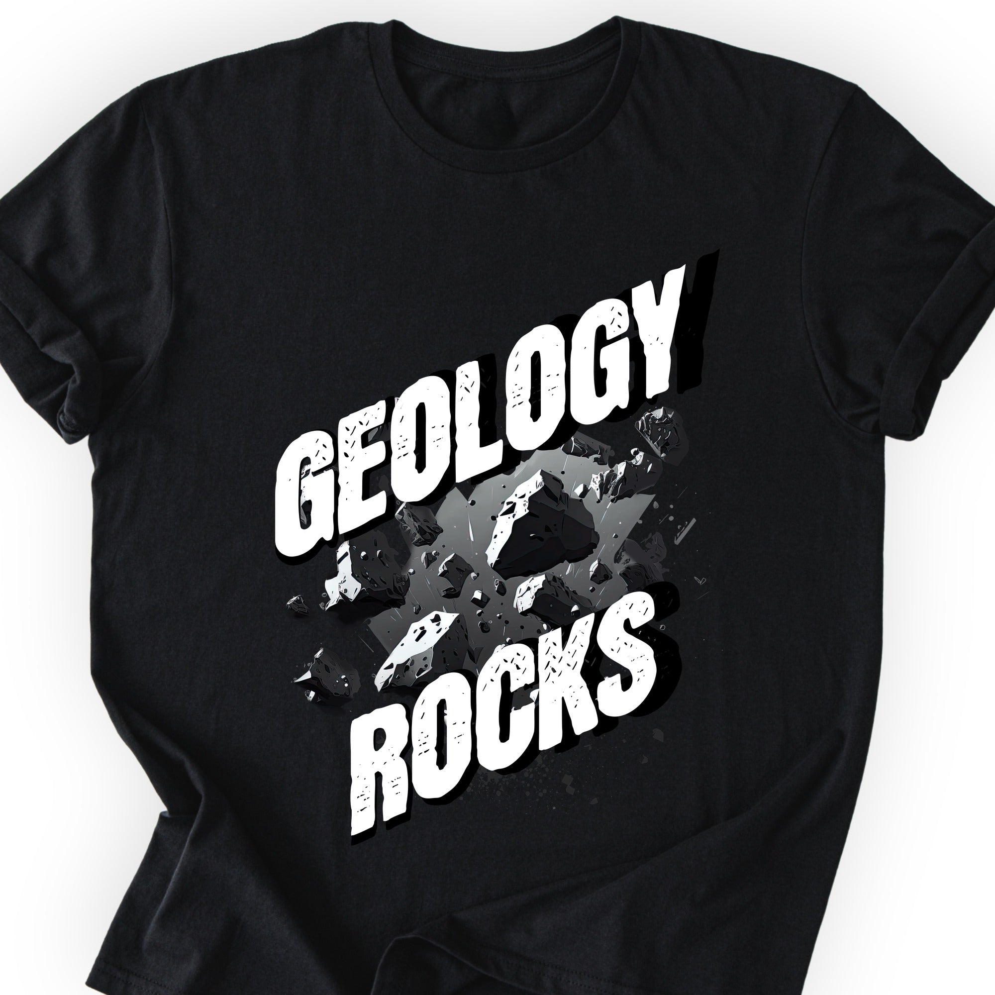 Geology Rocks T-shirt Black