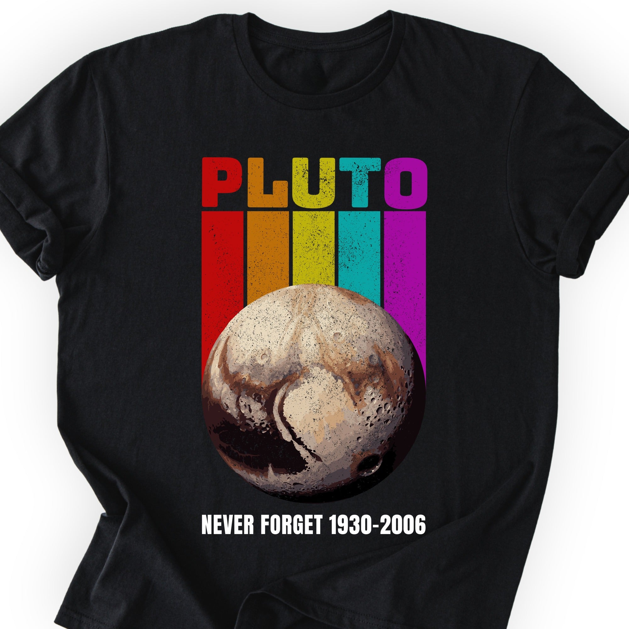 Pluto Never Forget T-shirt Black