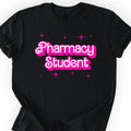 Barbie-Inspired Pharmacy Student T-shirt Black