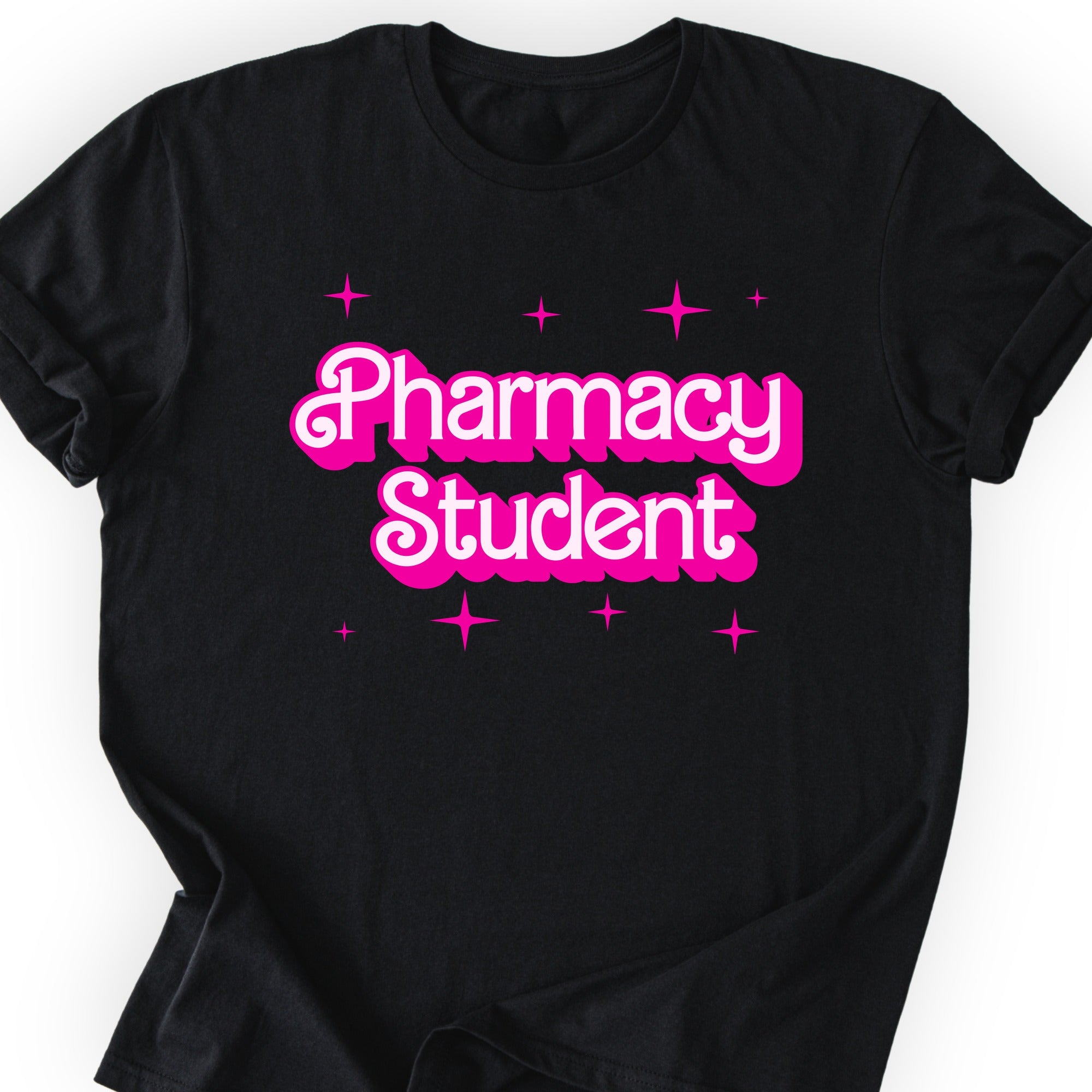 Barbie-Inspired Pharmacy Student T-shirt Black