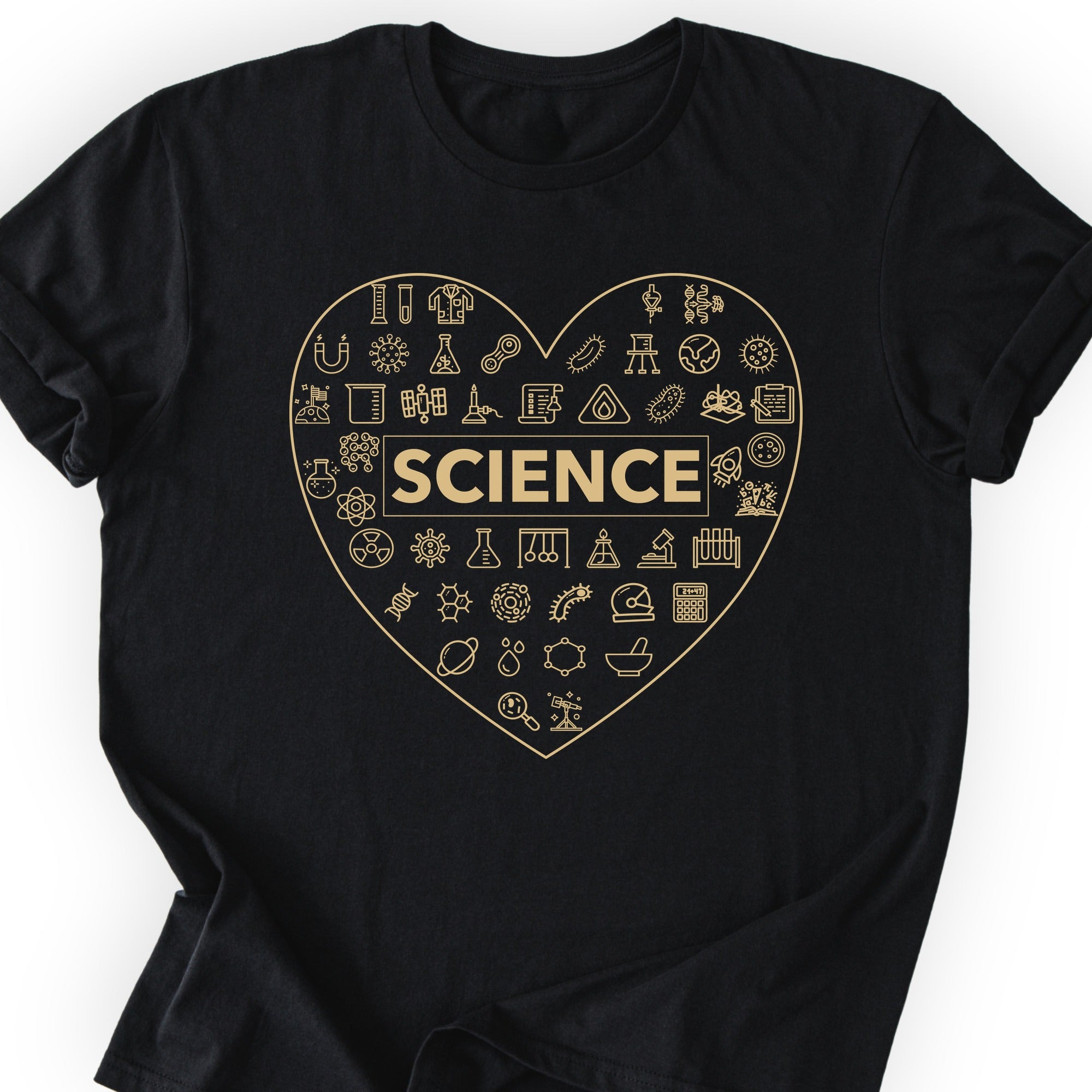 Love of Science T-shirt Black