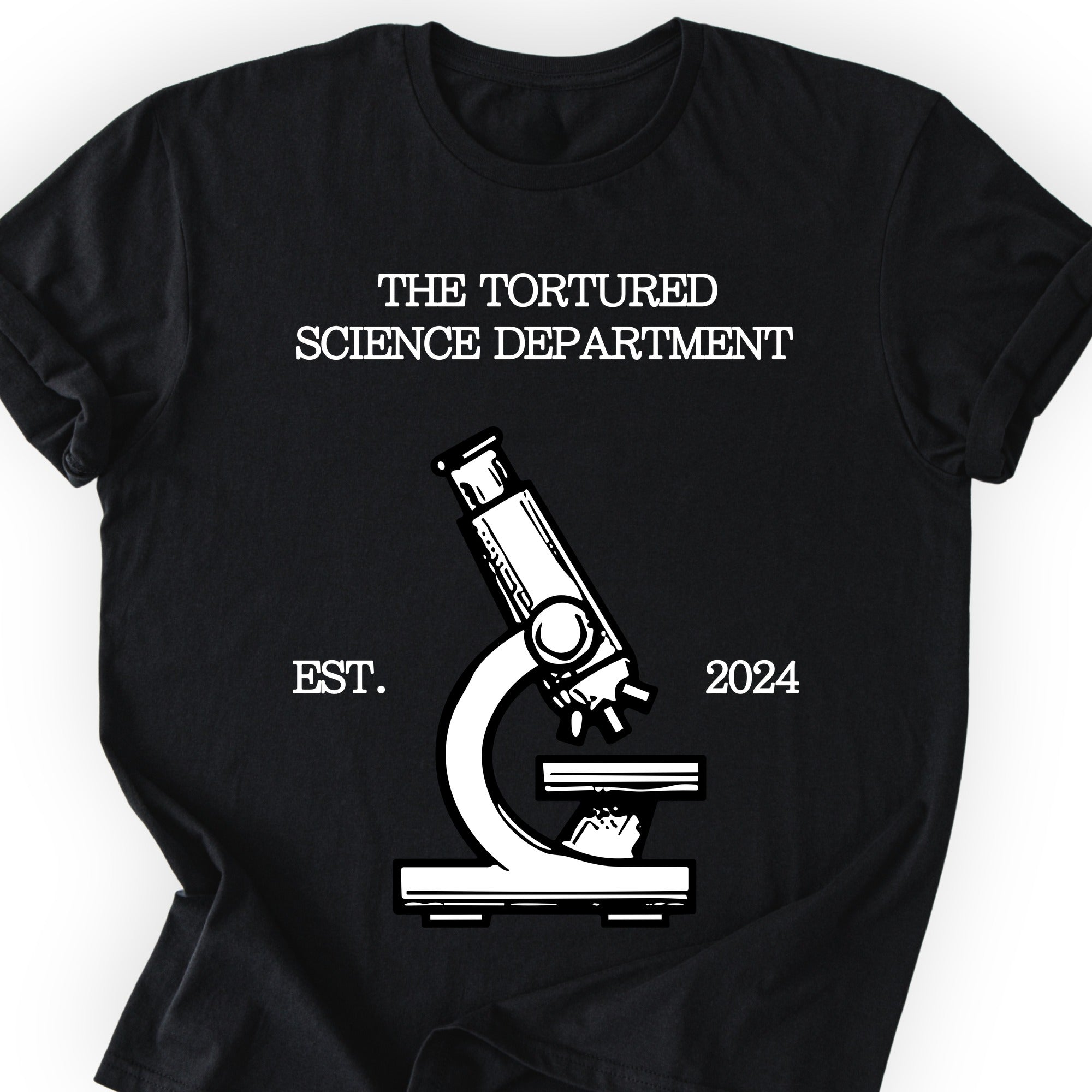 The Tortured Science Department T-shirt Black
