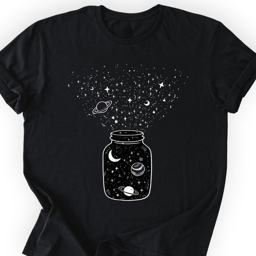 Astronomy Jar T-shirt Black