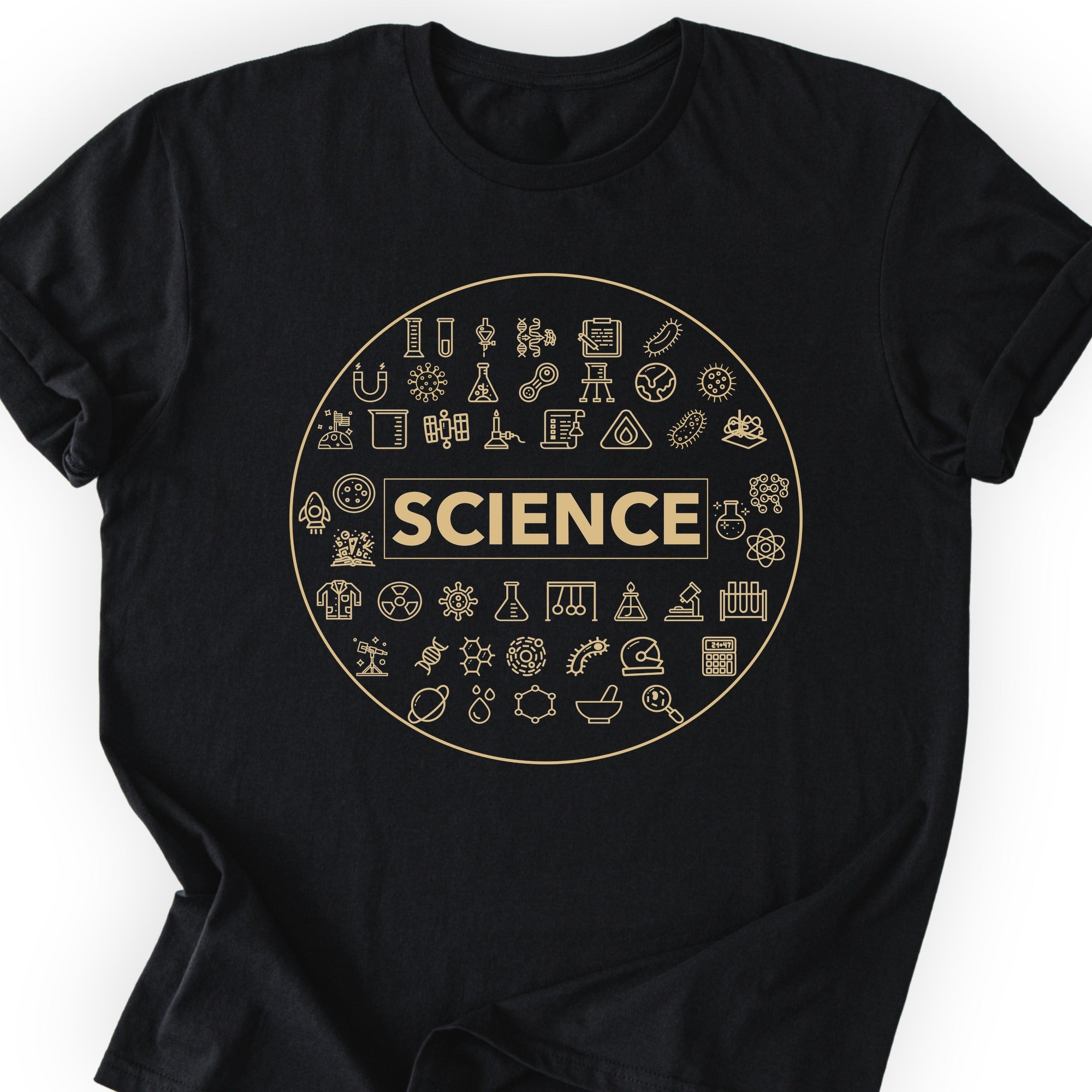Scientific Symbol T-Shirt Black