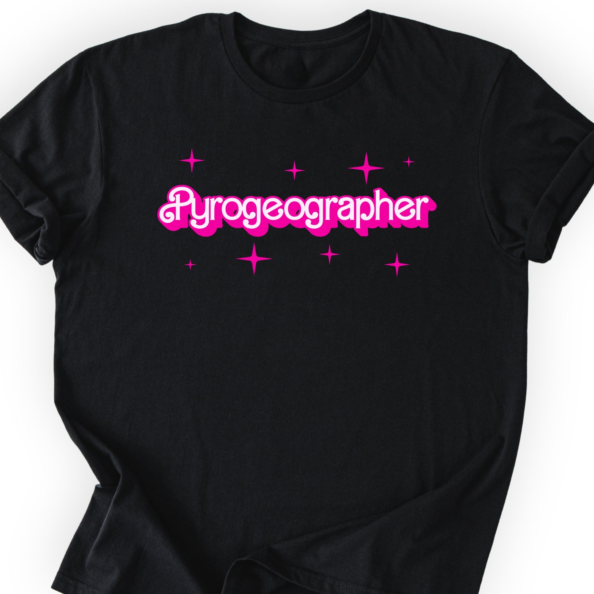 Barbie-Inspired Pyrogeographer T-shirt Black