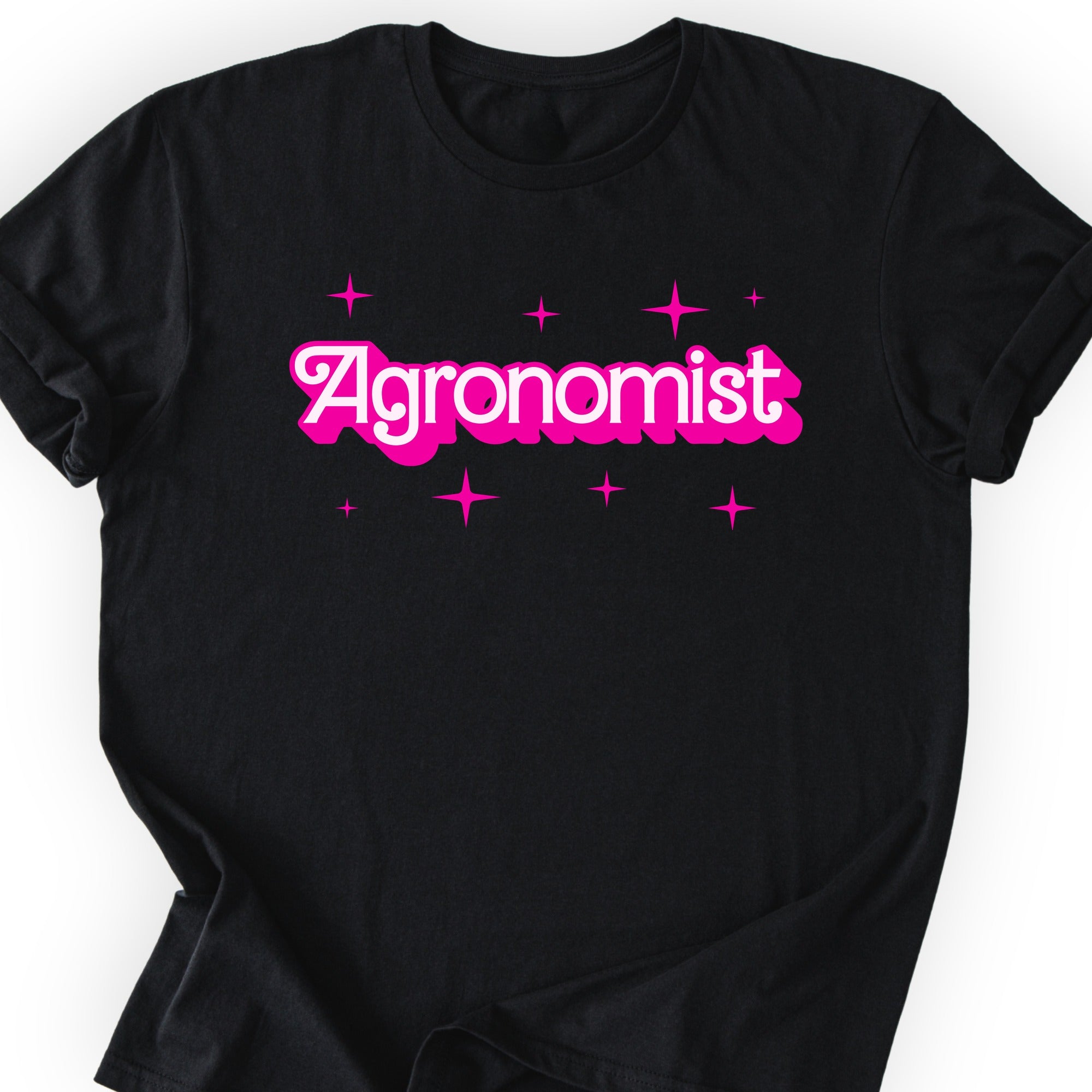 Agronomist Pink Doll T-shirt Black