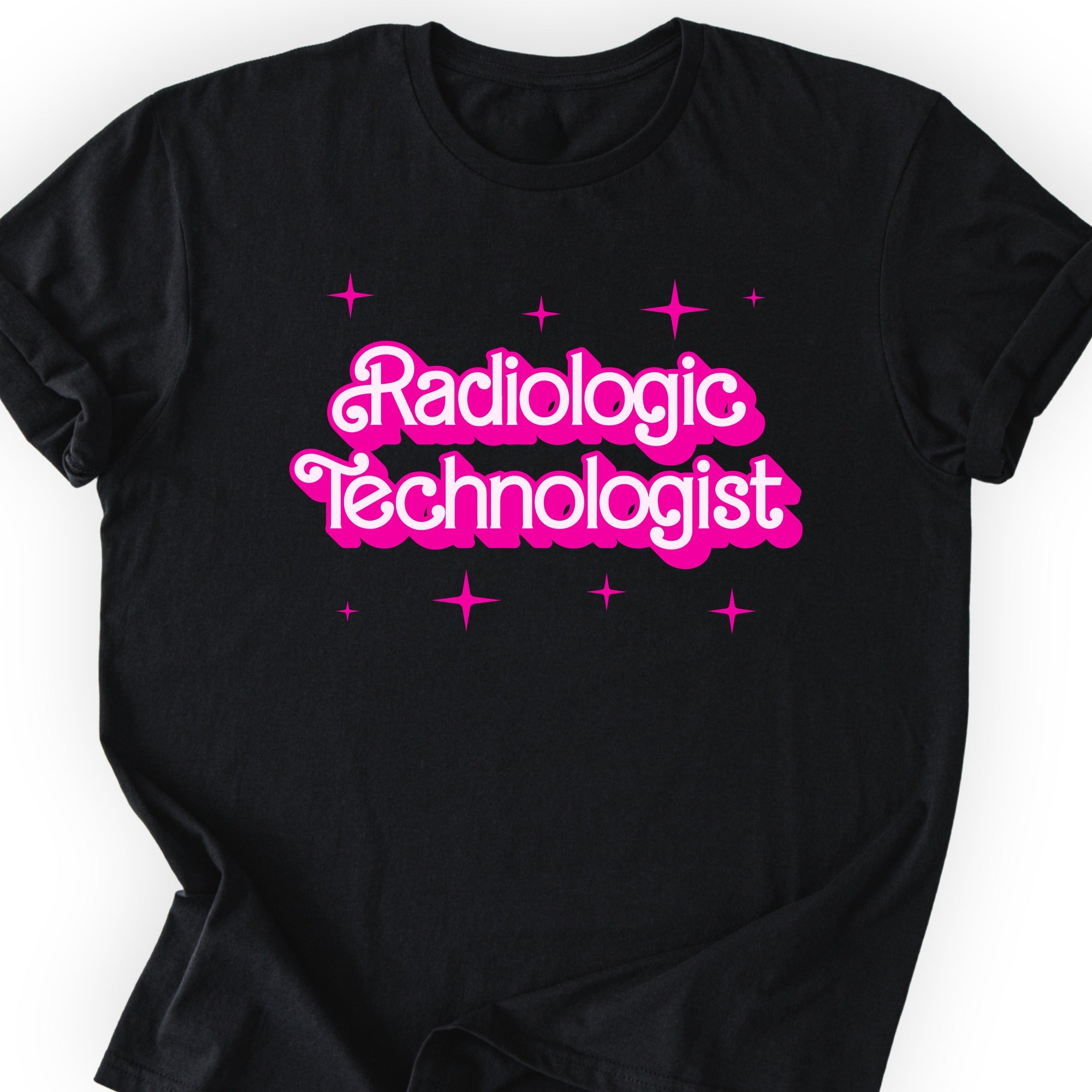 Barbie-Inspired Radiologic Technologist T-shirt Black