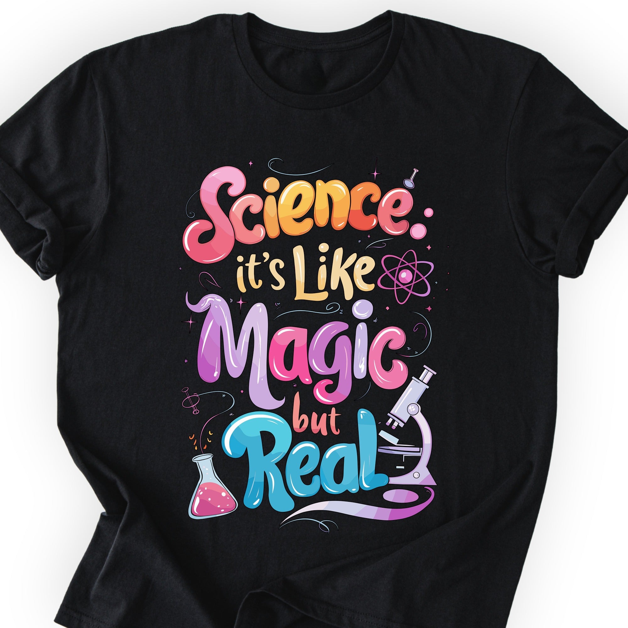 Magic of Science T-Shirt Black