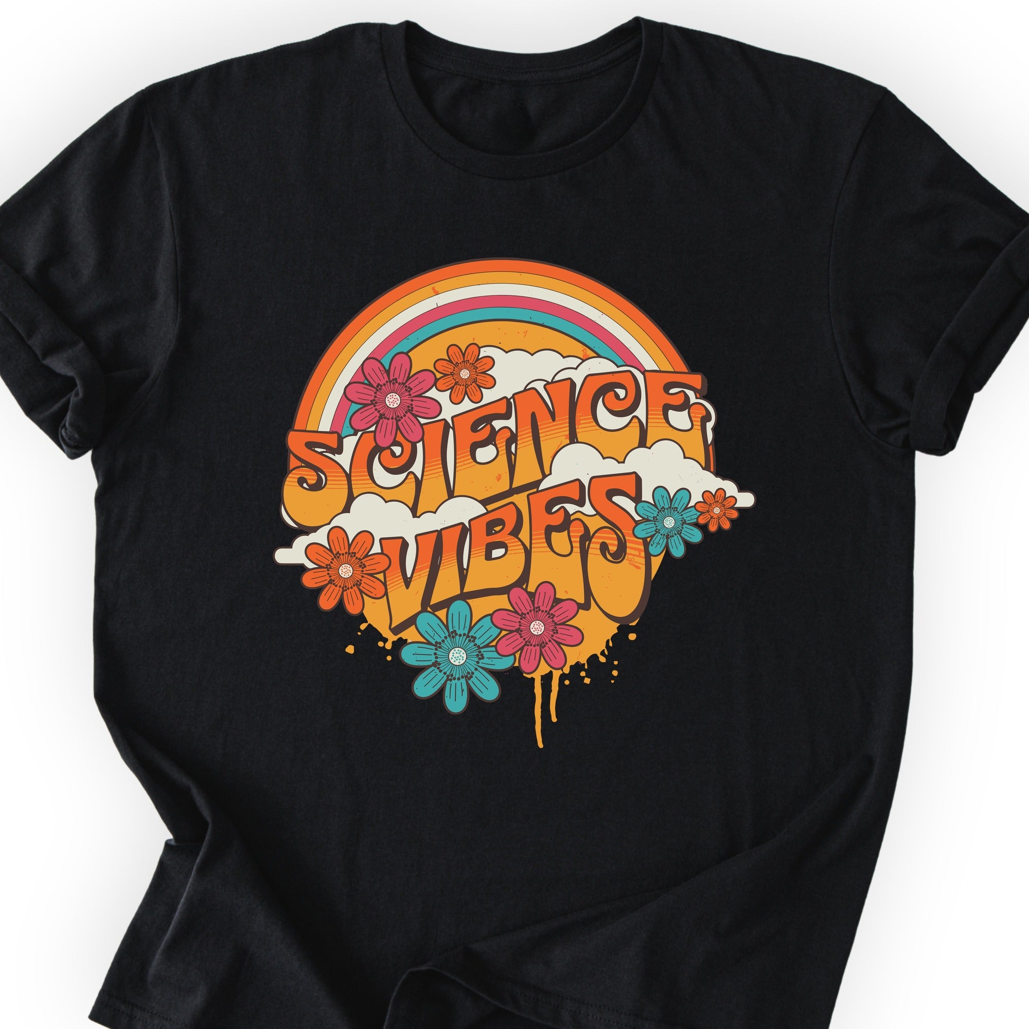 Retro Science T-Shirt Black