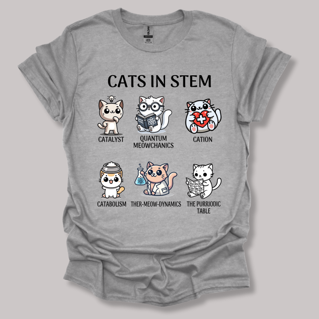 Cats In STEM T-shirt