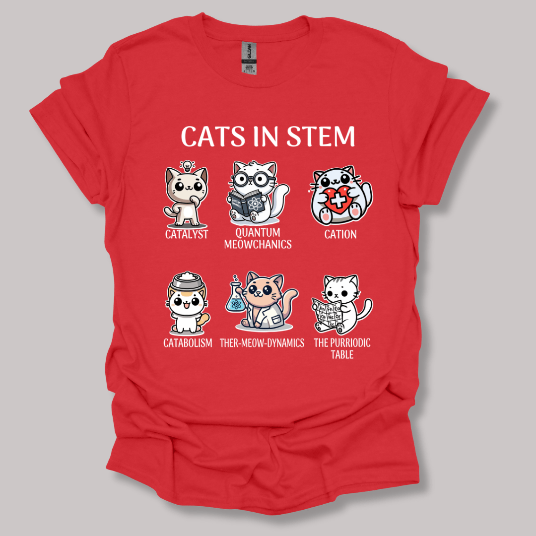 Cats In STEM T-shirt