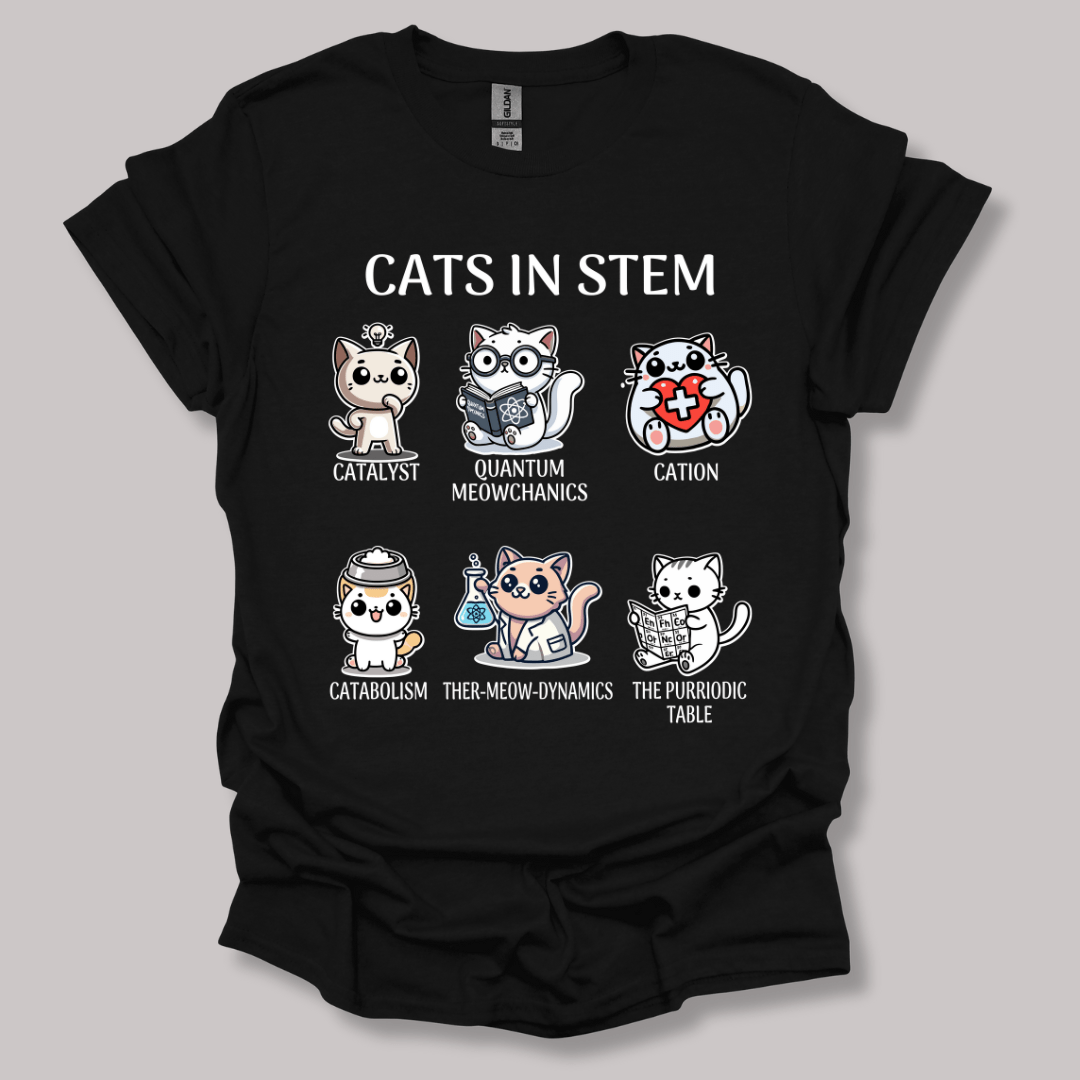 Cats In STEM T-shirt
