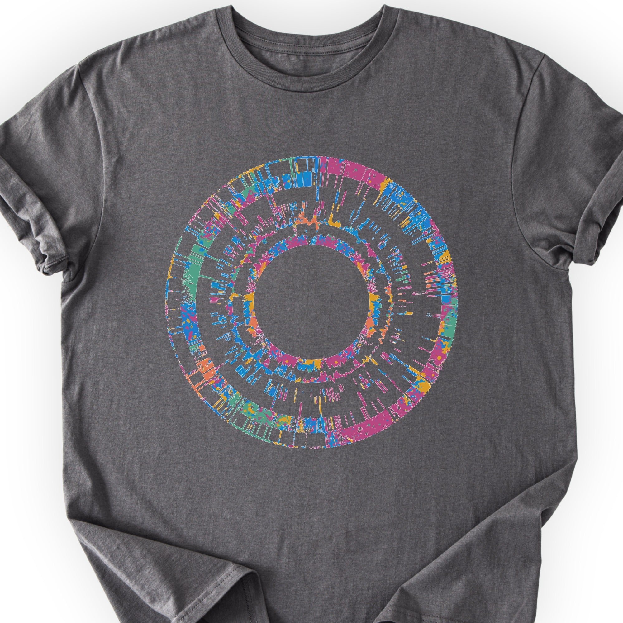 Genetic Sequence T-shirt Charcoal