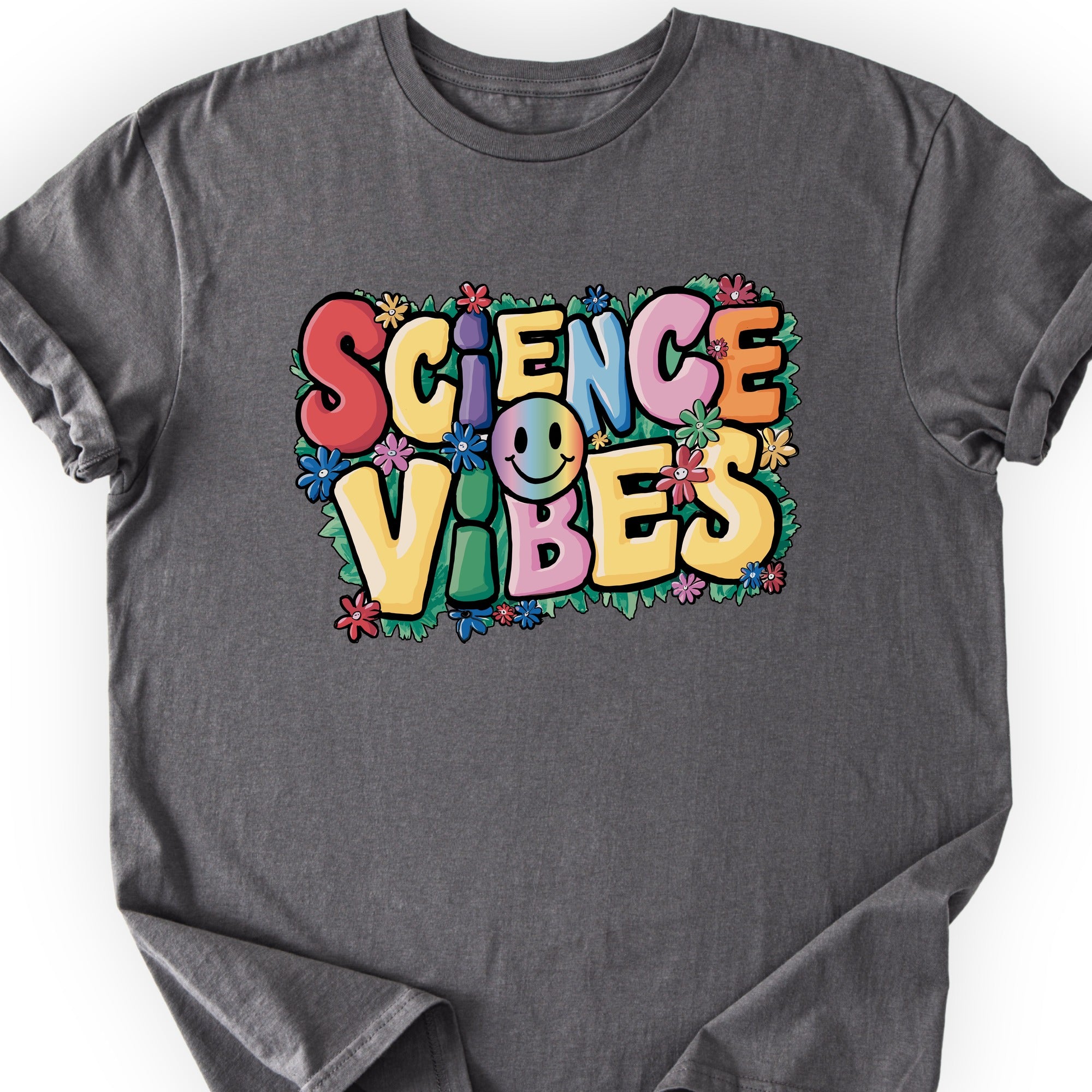 Happy Science Vibes T-shirt Charcoal