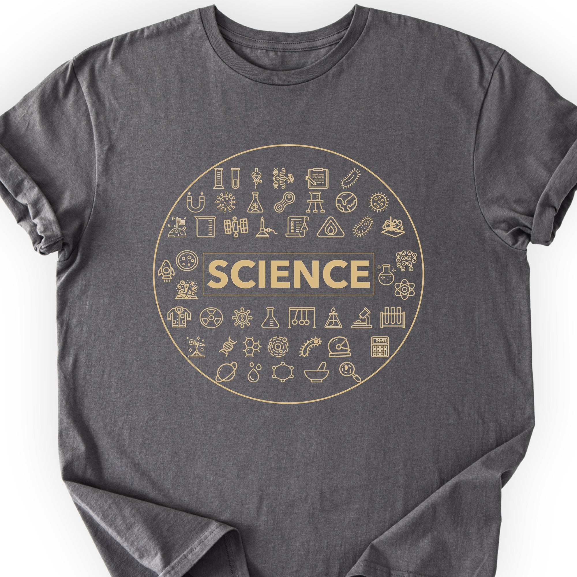 Scientific Symbol T-Shirt Charcoal