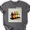 Scientific Sips T-shirt Charcoal