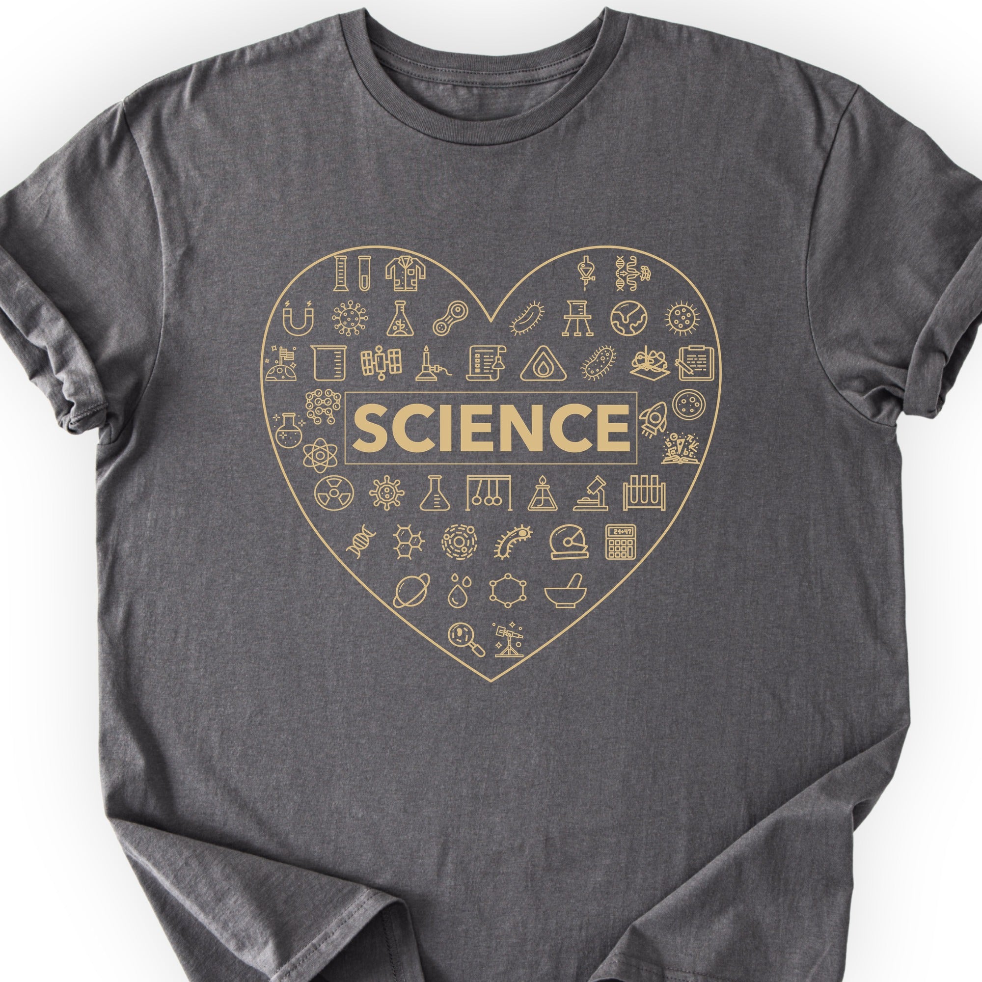 Love of Science T-shirt Charcoal