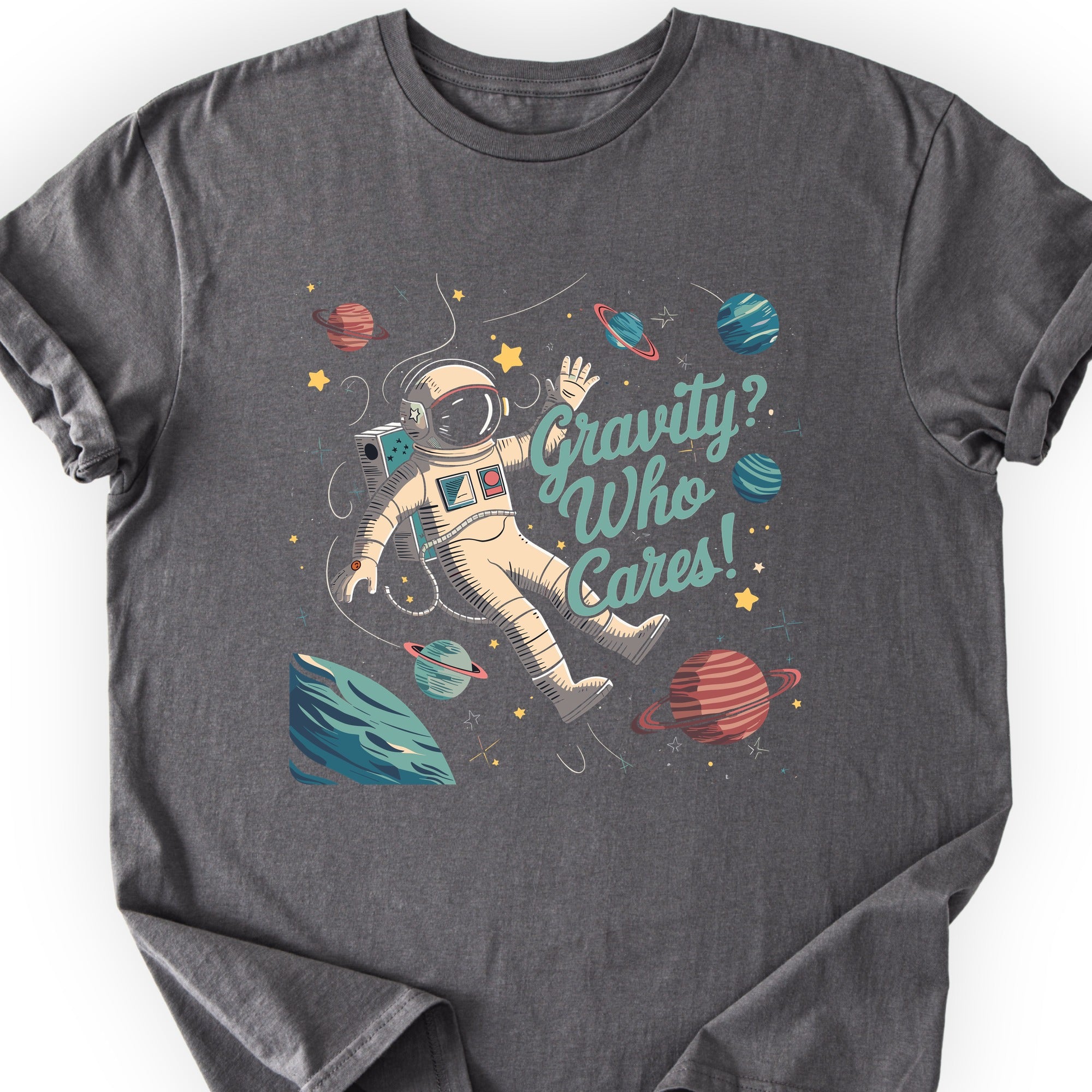 Zero Gravity Astronaut T-shirt Charcoal