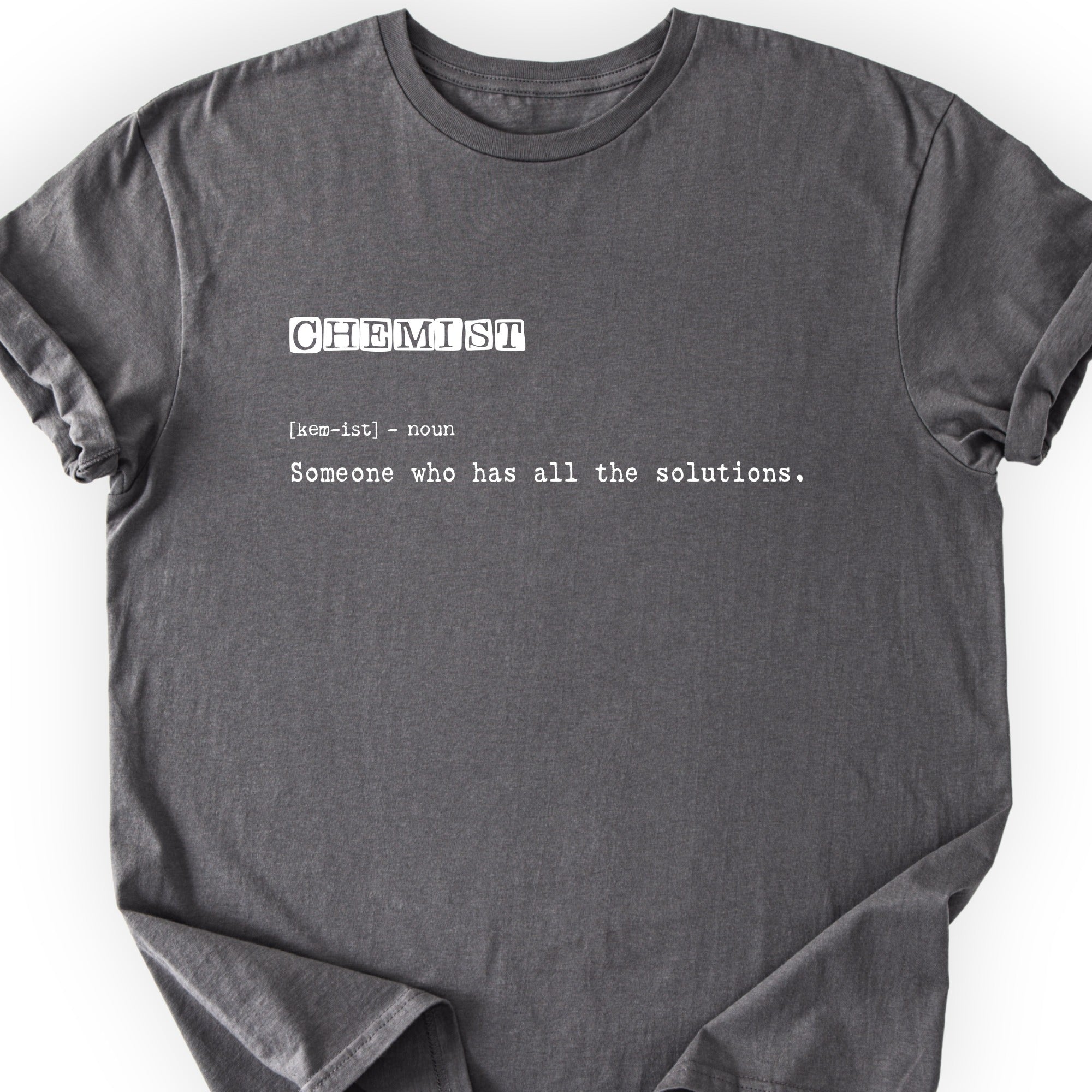 Chemist Definition T-shirt Charcoal