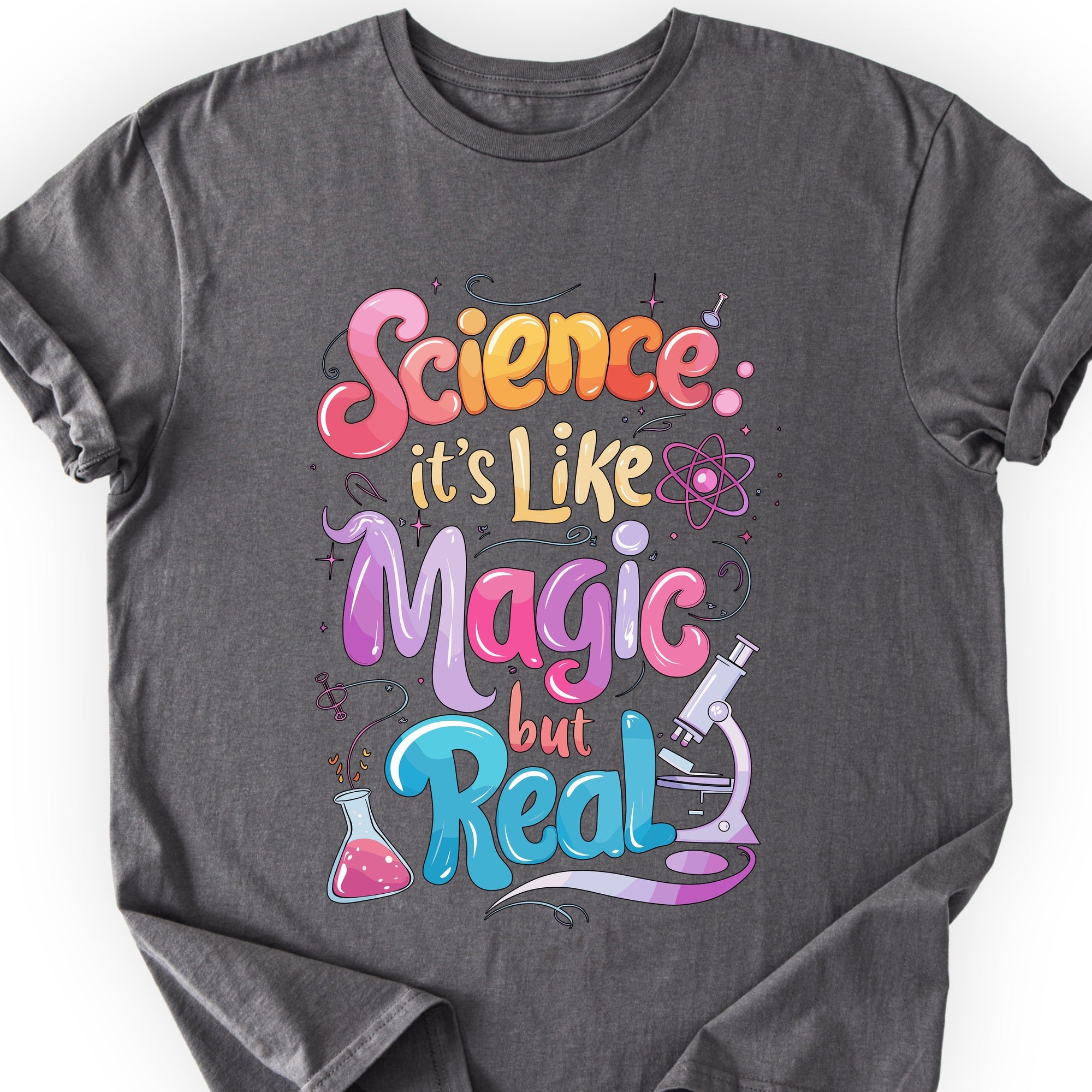 Magic of Science T-Shirt Charcoal
