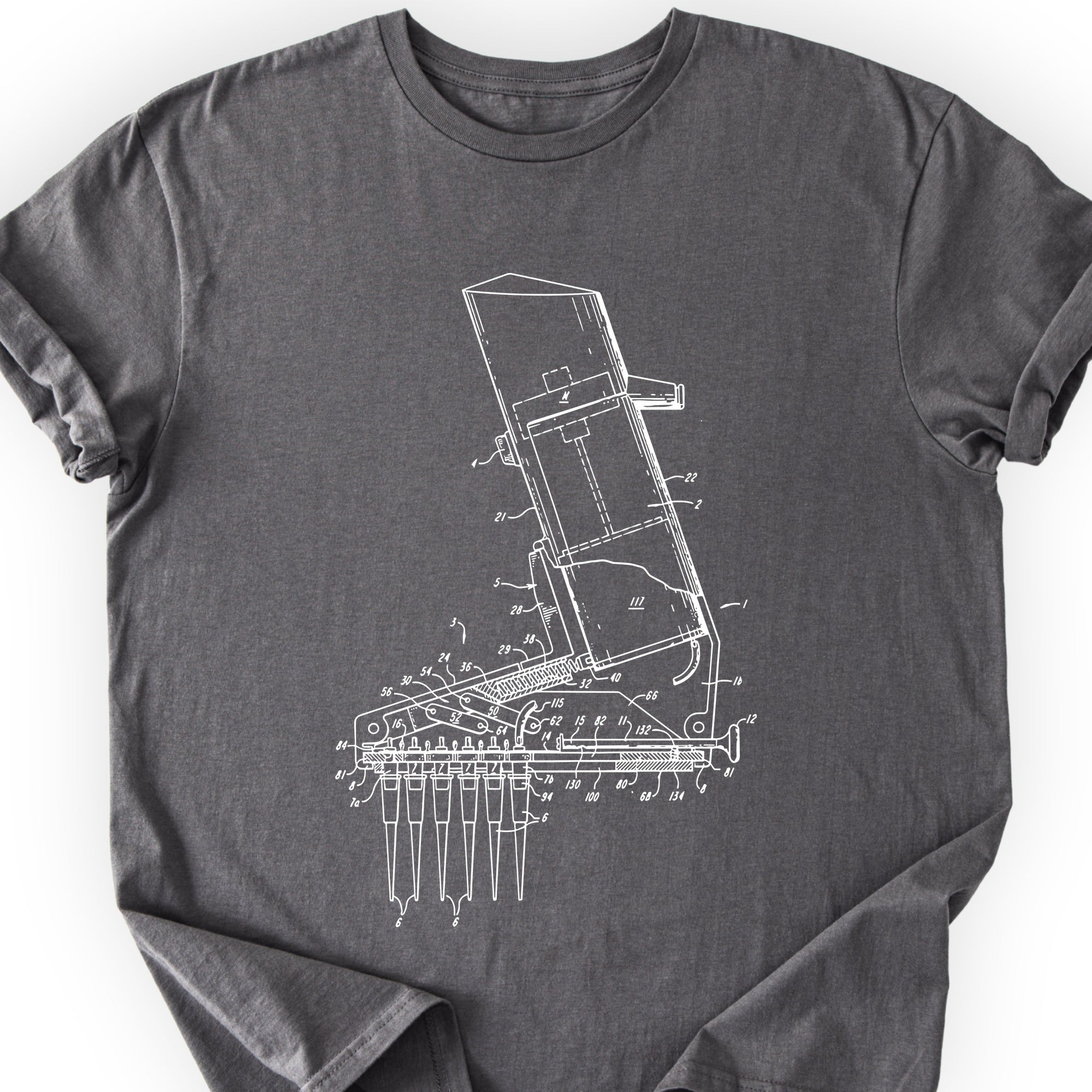Multichannel Aid Patent T-shirt Charcoal