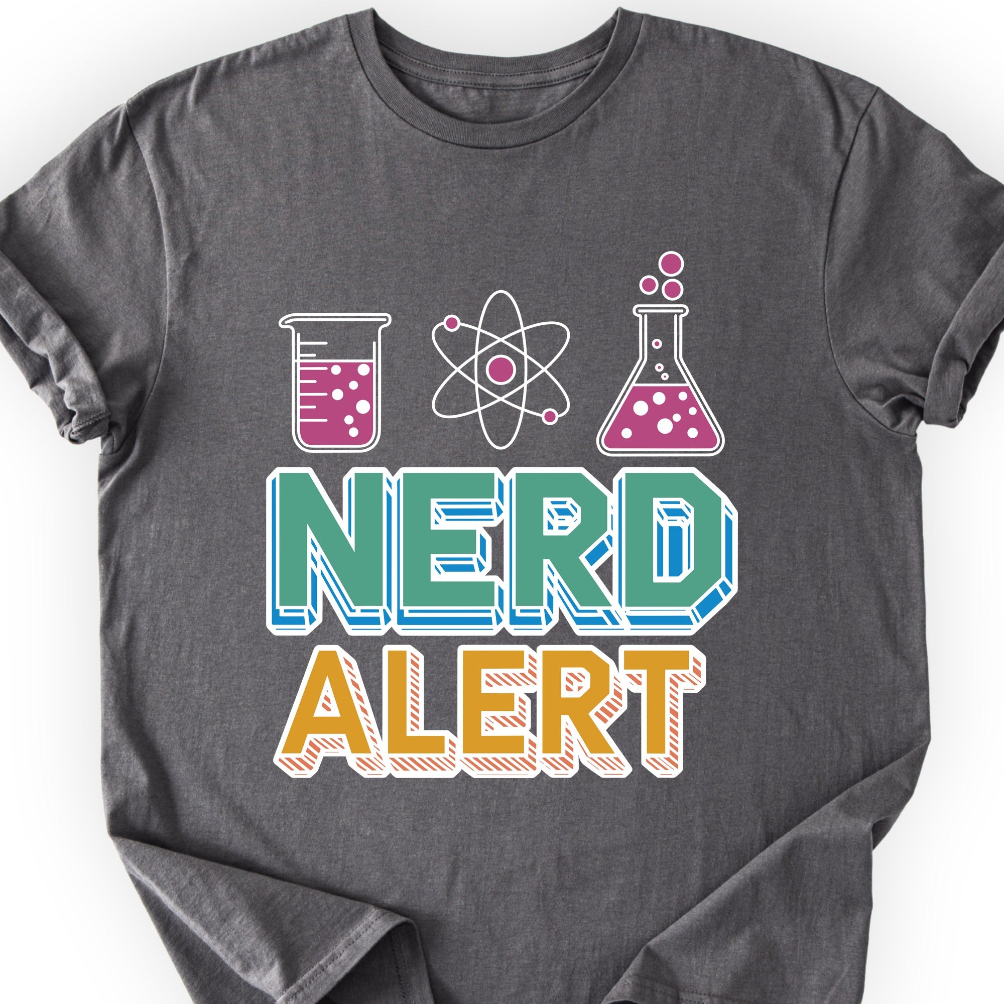 Nerd Alert T-shirt Charcoal