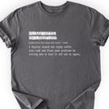 Computer Scientist Definition T-shirt Charcoal