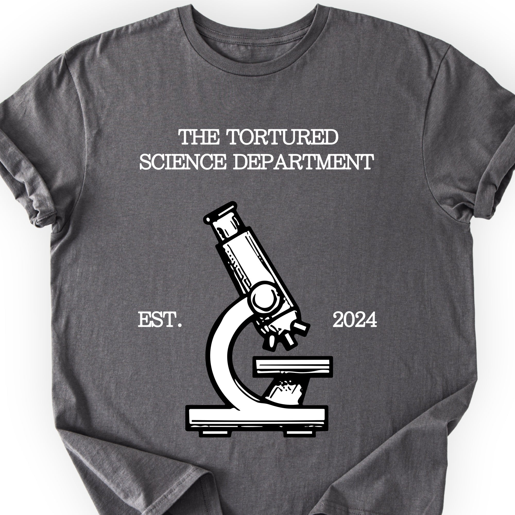 The Tortured Science Department T-shirt Charcoal