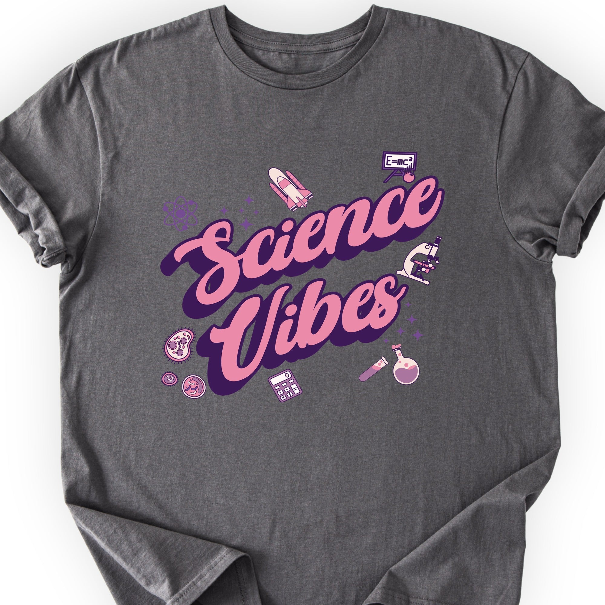 Science Vibes T-shirt Charcoal