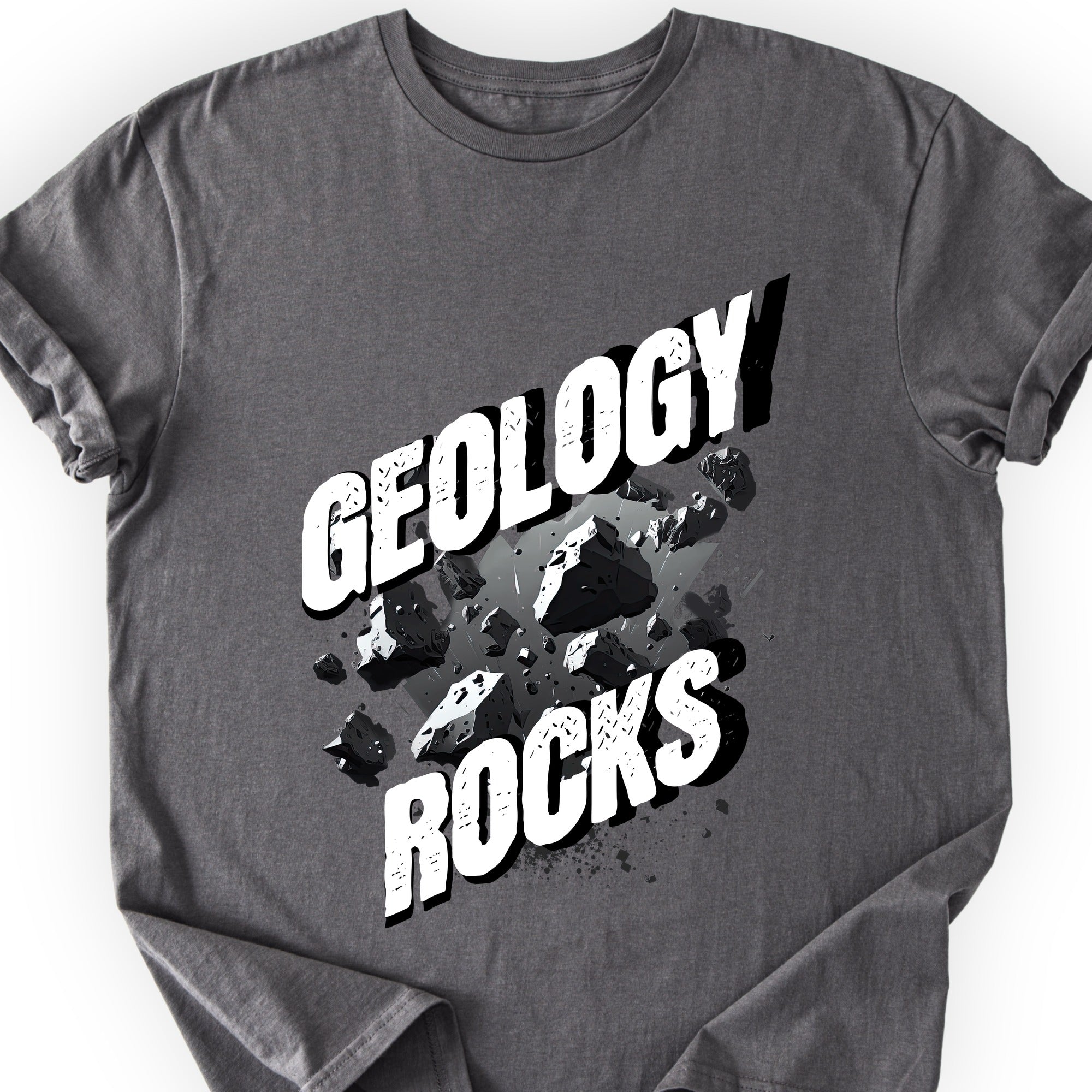 Geology Rocks T-shirt Charcoal