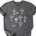 Mushrooms T-shirt Charcoal